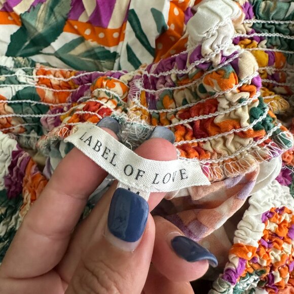 2/$30 Label of Love Hawaiian Floral Print Palazzo Pull on Trouser M #A0488 TRB3 - Picture 5 of 9